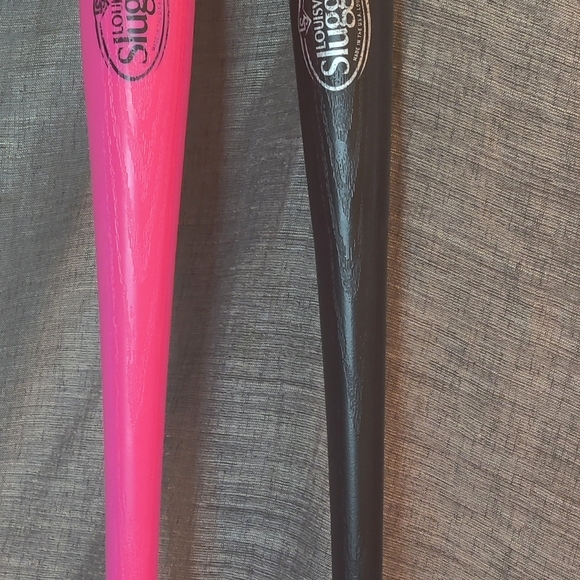 Other 2 Genuine Louisville Slugger Pro Stock Ultimate Black Plastic